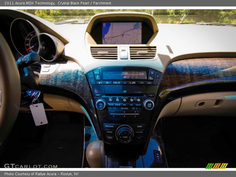 Crystal Black Pearl / Parchment 2011 Acura MDX Technology