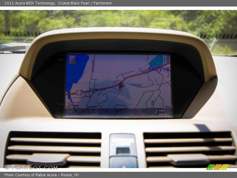 Crystal Black Pearl / Parchment 2011 Acura MDX Technology