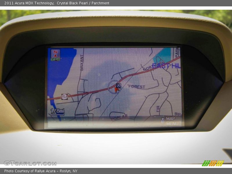 Crystal Black Pearl / Parchment 2011 Acura MDX Technology