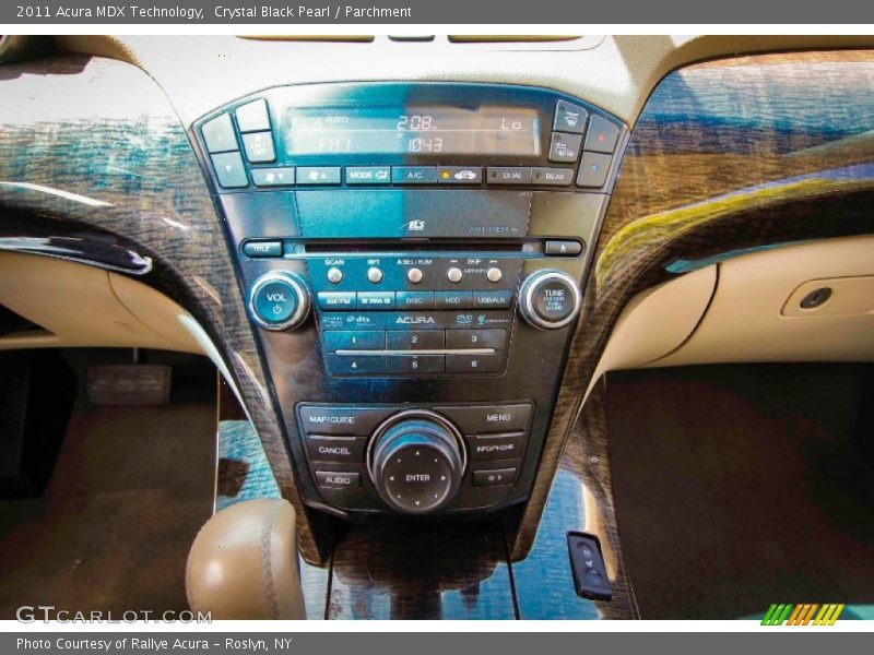 Crystal Black Pearl / Parchment 2011 Acura MDX Technology
