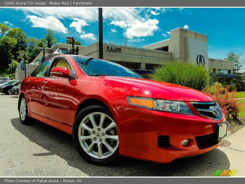 Milano Red / Parchment 2006 Acura TSX Sedan