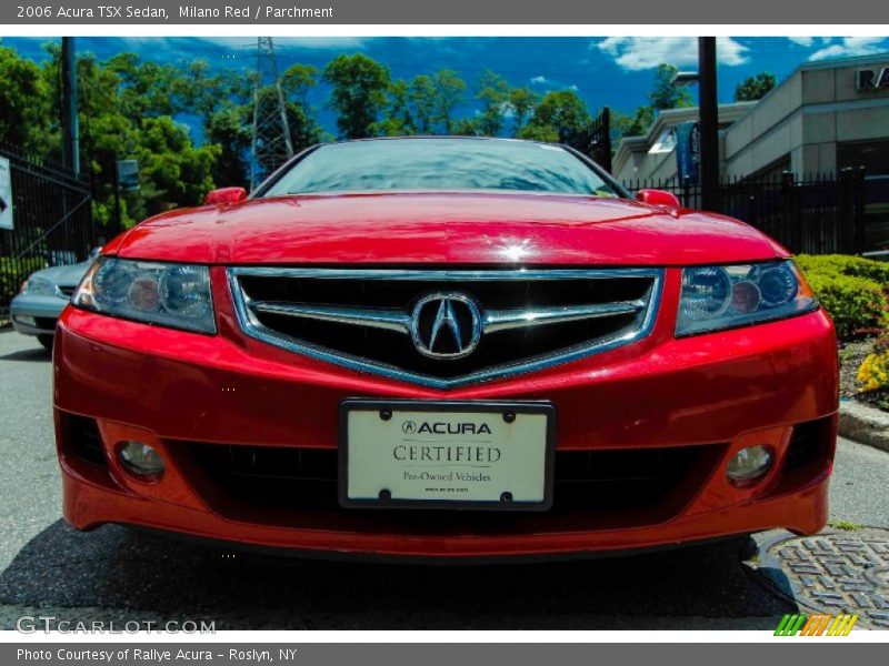 Milano Red / Parchment 2006 Acura TSX Sedan