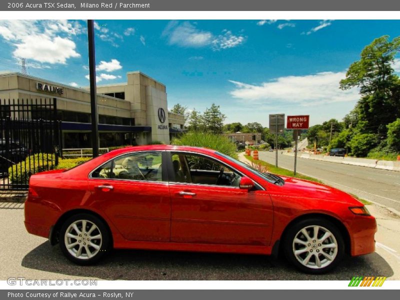Milano Red / Parchment 2006 Acura TSX Sedan