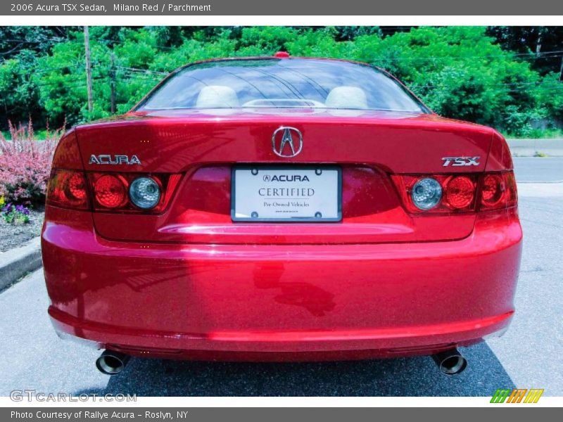 Milano Red / Parchment 2006 Acura TSX Sedan