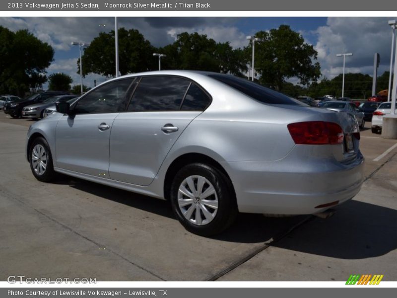 Moonrock Silver Metallic / Titan Black 2013 Volkswagen Jetta S Sedan