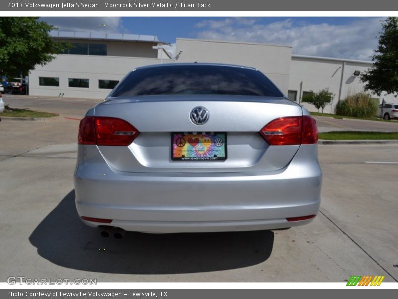 Moonrock Silver Metallic / Titan Black 2013 Volkswagen Jetta S Sedan