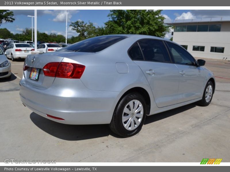 Moonrock Silver Metallic / Titan Black 2013 Volkswagen Jetta S Sedan