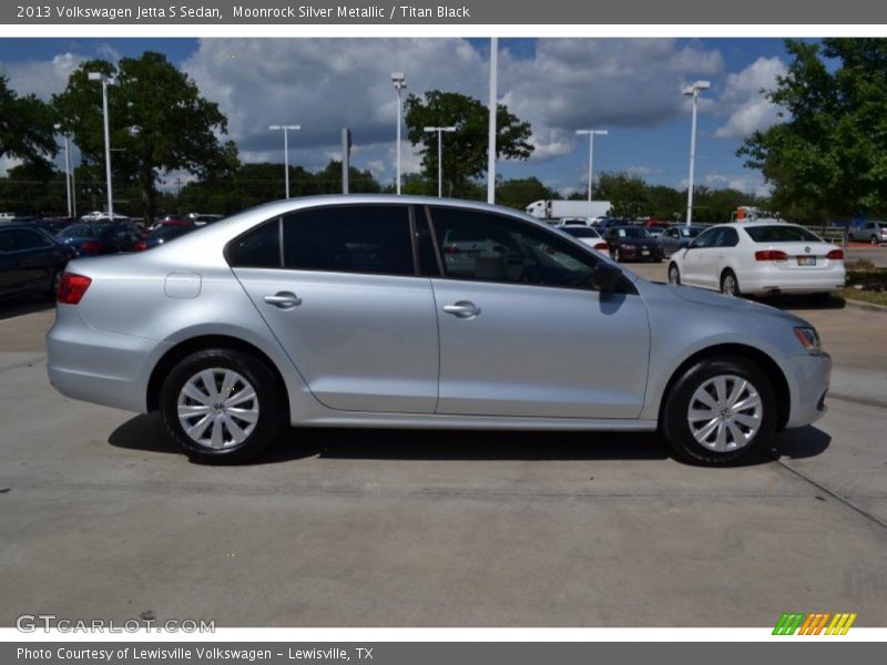 Moonrock Silver Metallic / Titan Black 2013 Volkswagen Jetta S Sedan