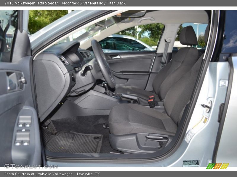 Moonrock Silver Metallic / Titan Black 2013 Volkswagen Jetta S Sedan