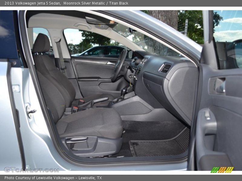 Moonrock Silver Metallic / Titan Black 2013 Volkswagen Jetta S Sedan