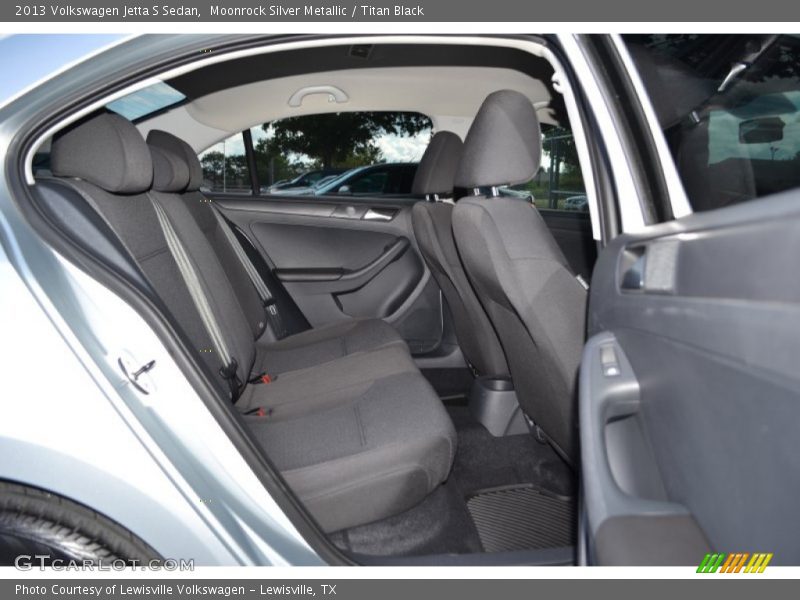Moonrock Silver Metallic / Titan Black 2013 Volkswagen Jetta S Sedan