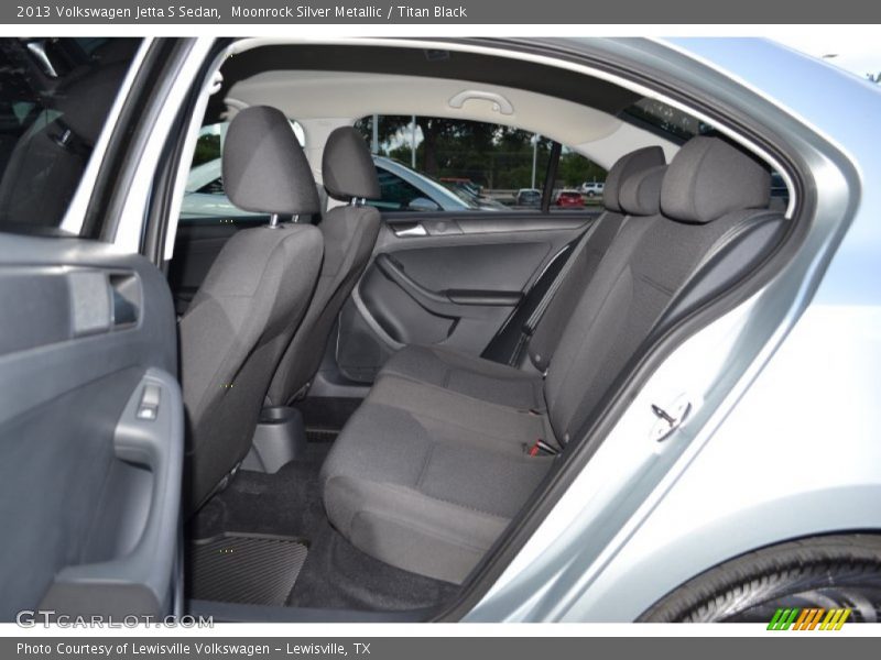 Moonrock Silver Metallic / Titan Black 2013 Volkswagen Jetta S Sedan