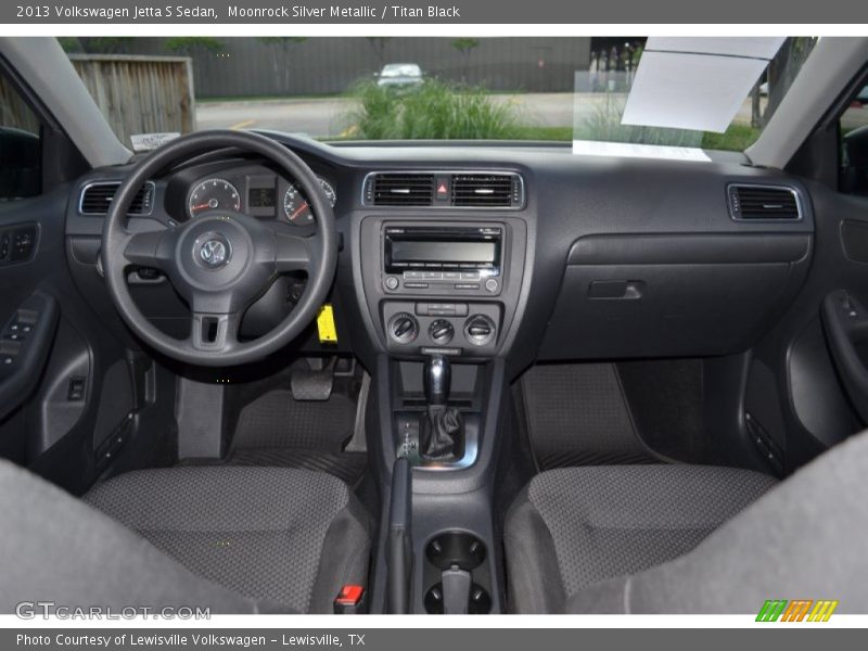 Moonrock Silver Metallic / Titan Black 2013 Volkswagen Jetta S Sedan