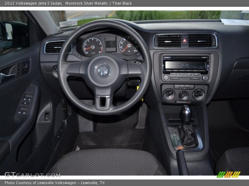 Moonrock Silver Metallic / Titan Black 2013 Volkswagen Jetta S Sedan