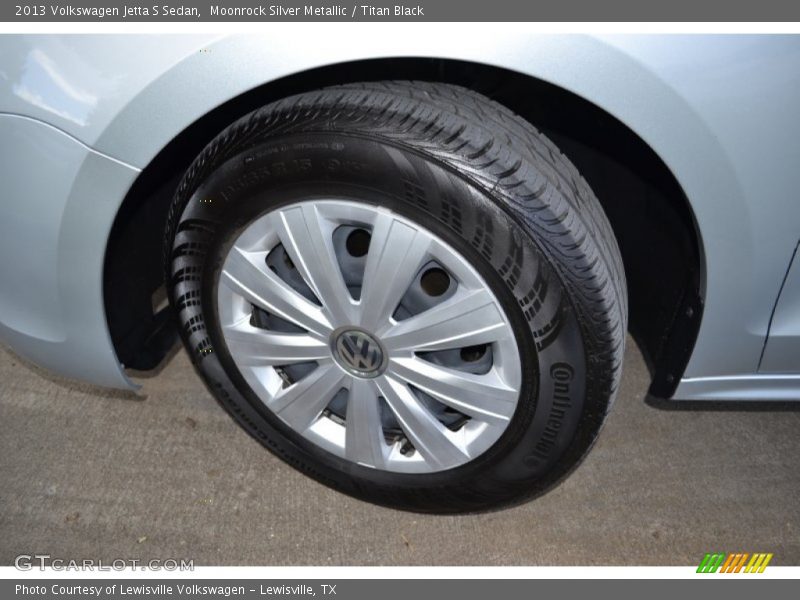 Moonrock Silver Metallic / Titan Black 2013 Volkswagen Jetta S Sedan