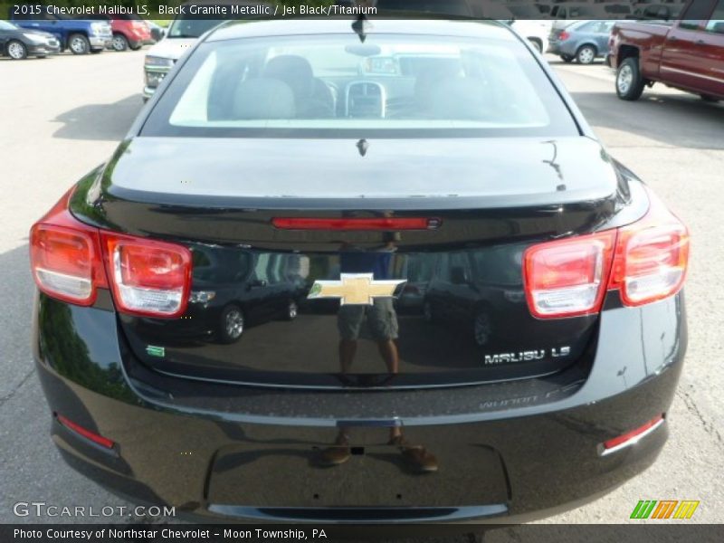 Black Granite Metallic / Jet Black/Titanium 2015 Chevrolet Malibu LS