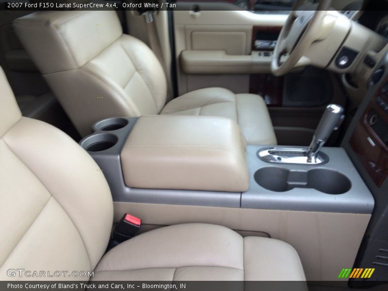 Oxford White / Tan 2007 Ford F150 Lariat SuperCrew 4x4
