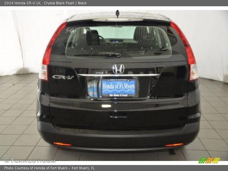 Crystal Black Pearl / Black 2014 Honda CR-V LX