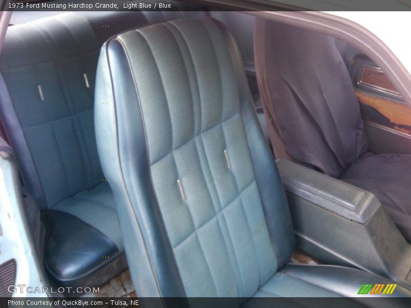 Front Seat of 1973 Mustang Hardtop Grande