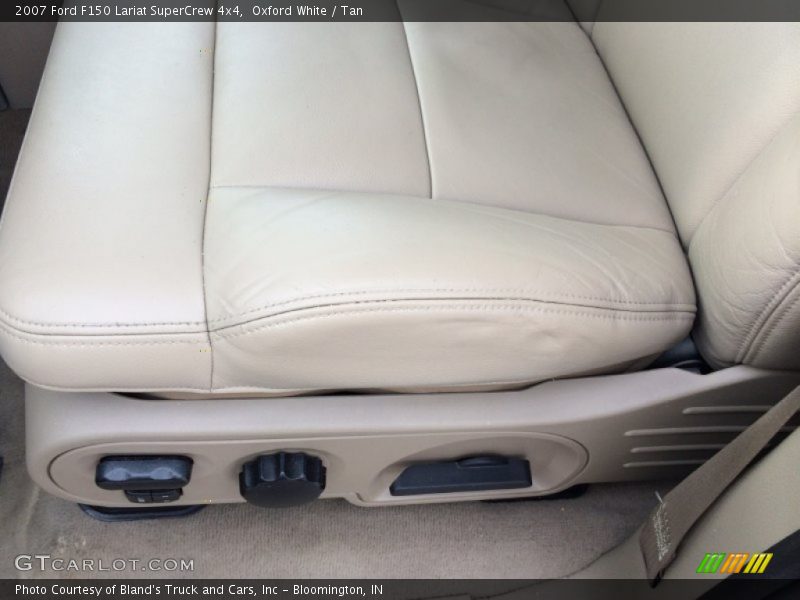 Oxford White / Tan 2007 Ford F150 Lariat SuperCrew 4x4