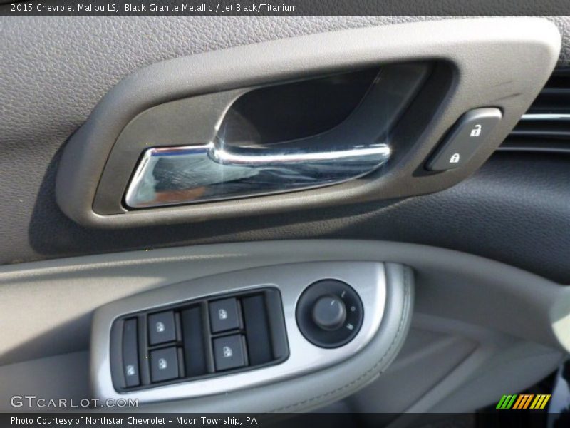 Black Granite Metallic / Jet Black/Titanium 2015 Chevrolet Malibu LS