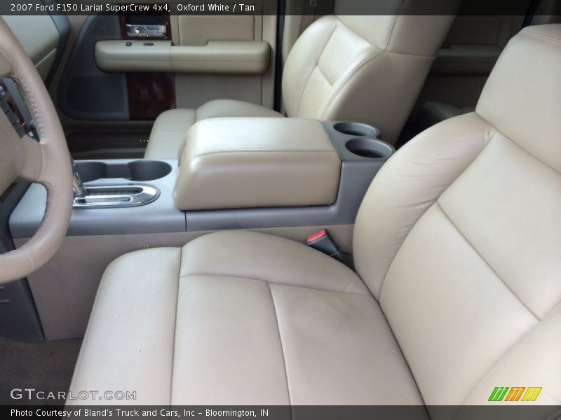 Oxford White / Tan 2007 Ford F150 Lariat SuperCrew 4x4