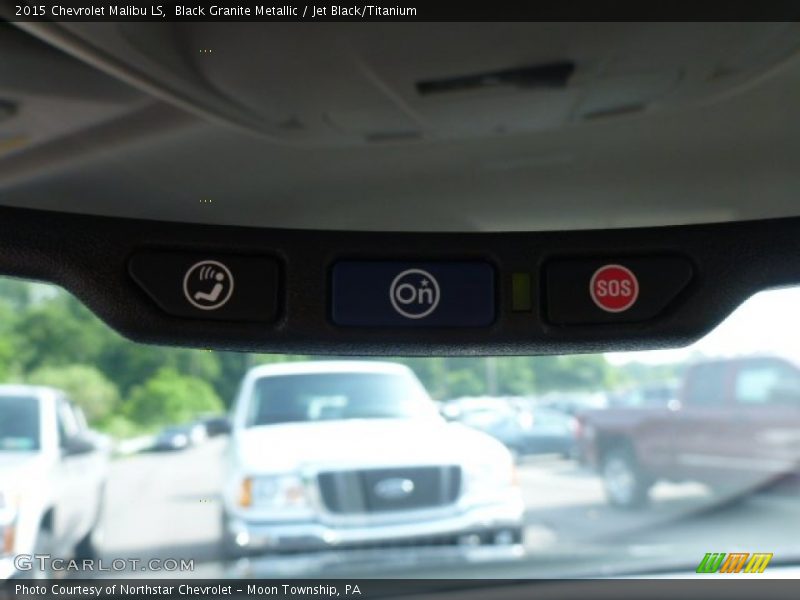 Black Granite Metallic / Jet Black/Titanium 2015 Chevrolet Malibu LS