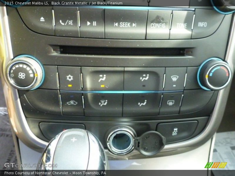 Black Granite Metallic / Jet Black/Titanium 2015 Chevrolet Malibu LS