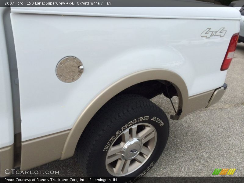 Oxford White / Tan 2007 Ford F150 Lariat SuperCrew 4x4
