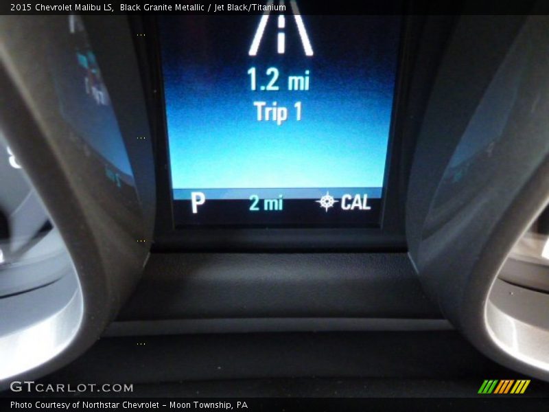 Black Granite Metallic / Jet Black/Titanium 2015 Chevrolet Malibu LS