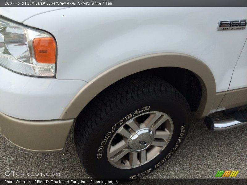 Oxford White / Tan 2007 Ford F150 Lariat SuperCrew 4x4