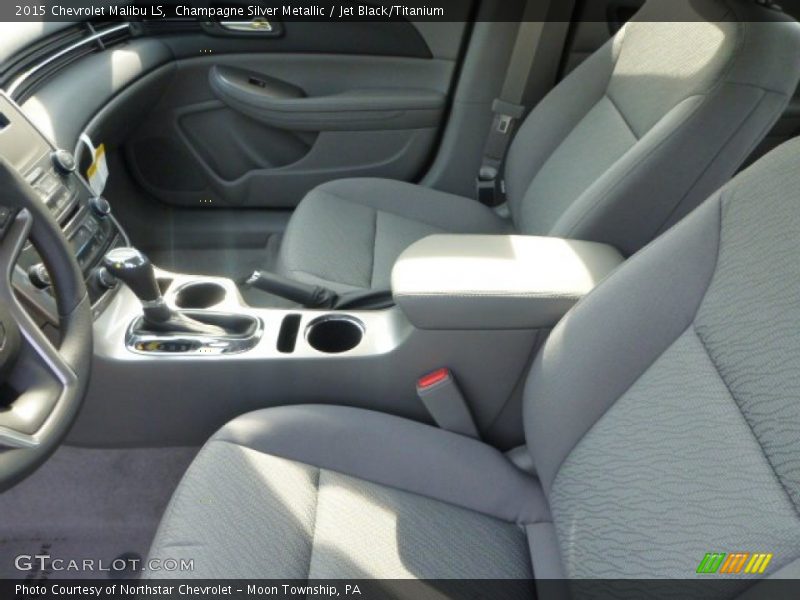 Champagne Silver Metallic / Jet Black/Titanium 2015 Chevrolet Malibu LS