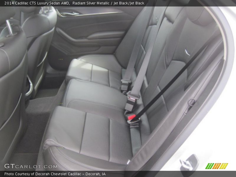 Radiant Silver Metallic / Jet Black/Jet Black 2014 Cadillac CTS Luxury Sedan AWD