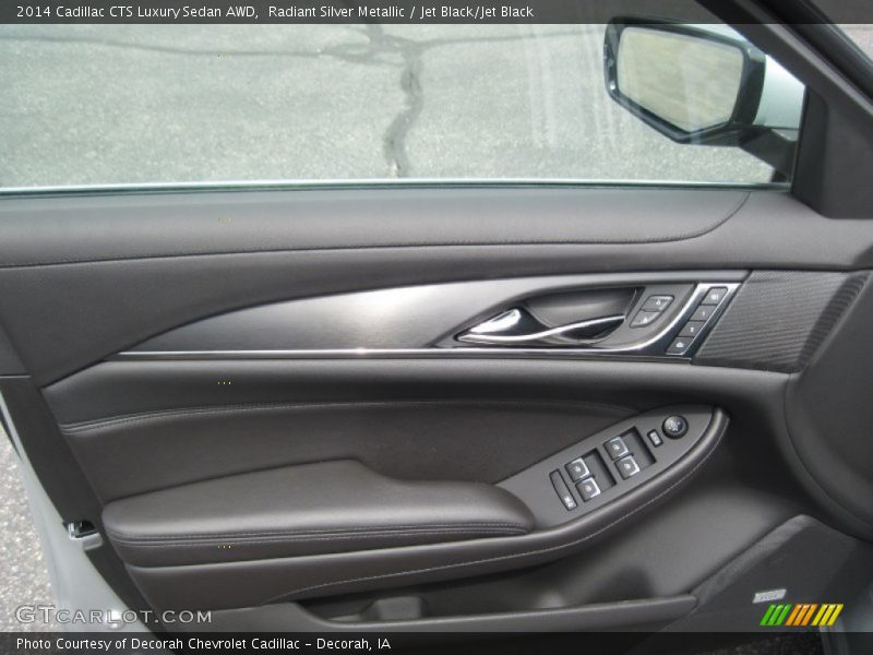 Radiant Silver Metallic / Jet Black/Jet Black 2014 Cadillac CTS Luxury Sedan AWD