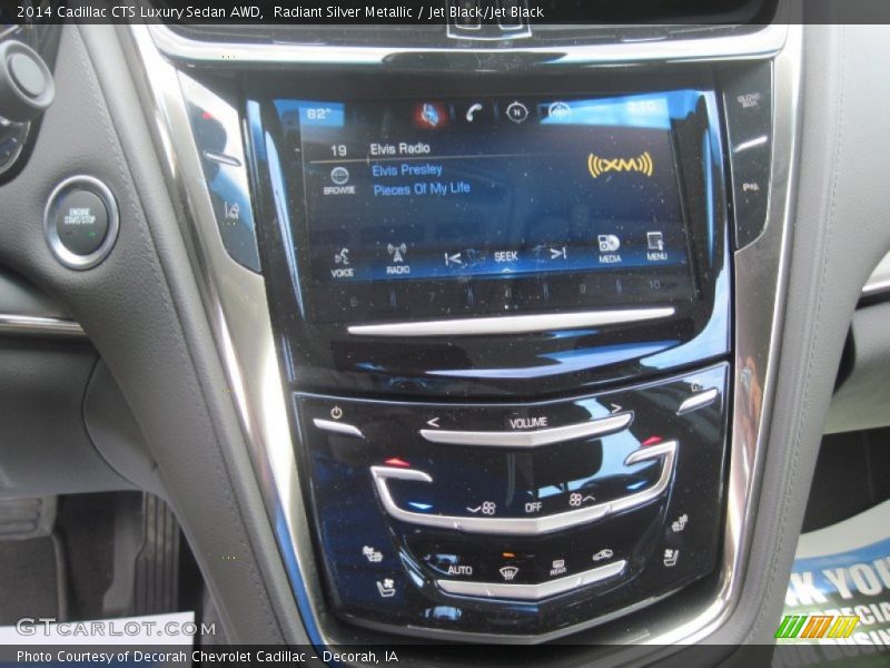 Radiant Silver Metallic / Jet Black/Jet Black 2014 Cadillac CTS Luxury Sedan AWD