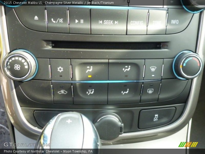 Champagne Silver Metallic / Jet Black/Titanium 2015 Chevrolet Malibu LS
