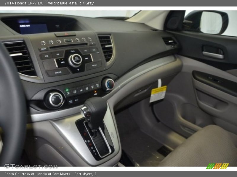 Twilight Blue Metallic / Gray 2014 Honda CR-V EX