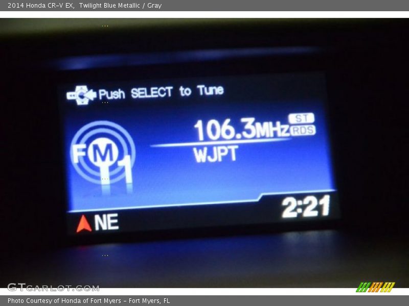 Twilight Blue Metallic / Gray 2014 Honda CR-V EX