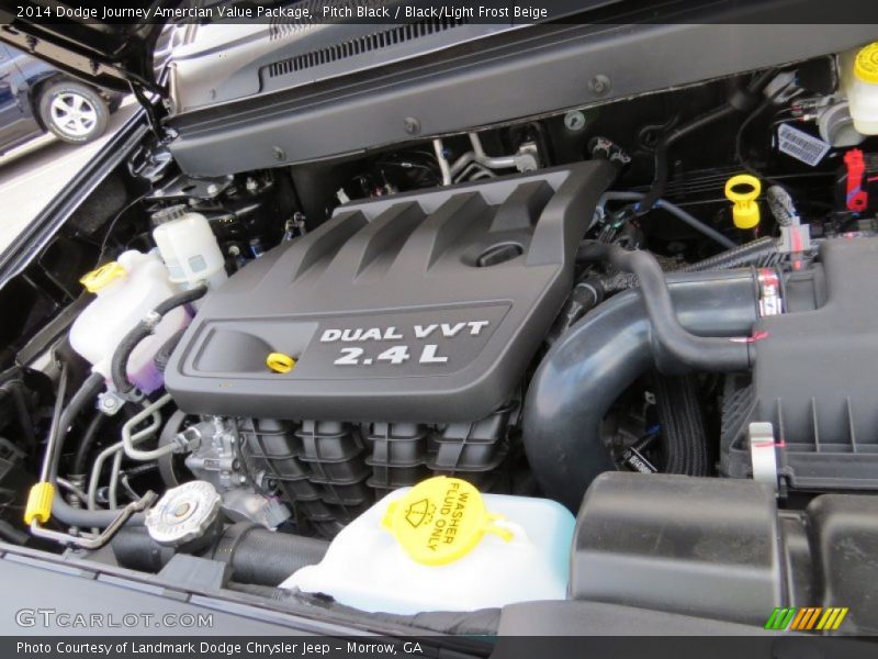 Pitch Black / Black/Light Frost Beige 2014 Dodge Journey Amercian Value Package