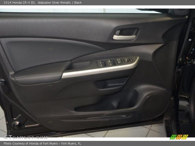 Alabaster Silver Metallic / Black 2014 Honda CR-V EX