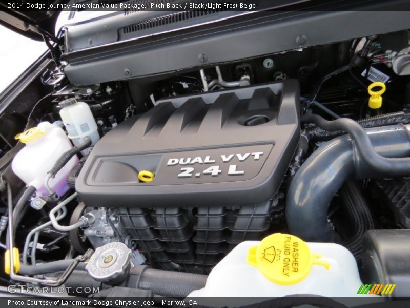 Pitch Black / Black/Light Frost Beige 2014 Dodge Journey Amercian Value Package