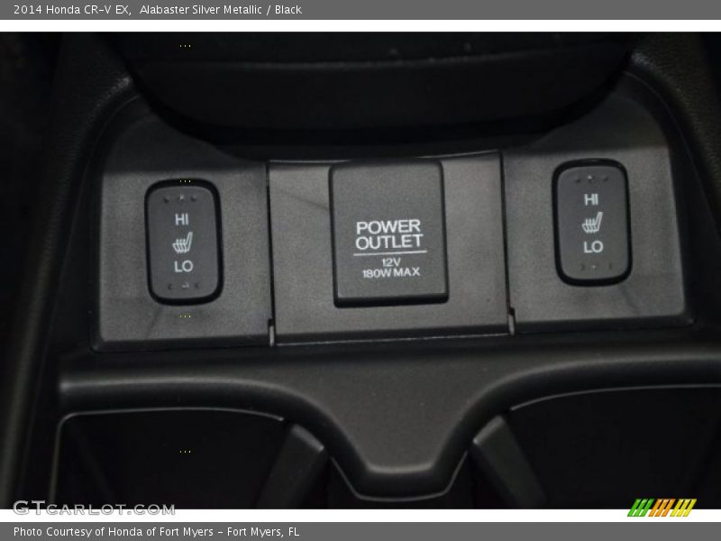 Alabaster Silver Metallic / Black 2014 Honda CR-V EX