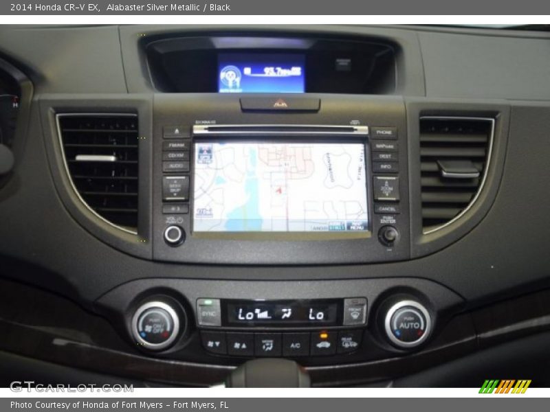 Alabaster Silver Metallic / Black 2014 Honda CR-V EX