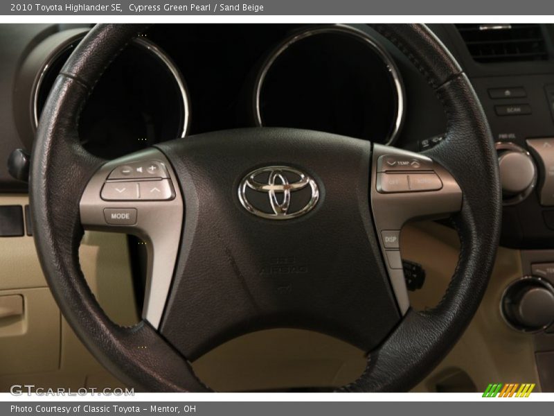  2010 Highlander SE Steering Wheel