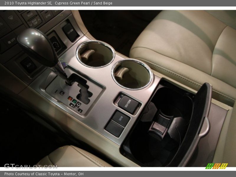 Cypress Green Pearl / Sand Beige 2010 Toyota Highlander SE