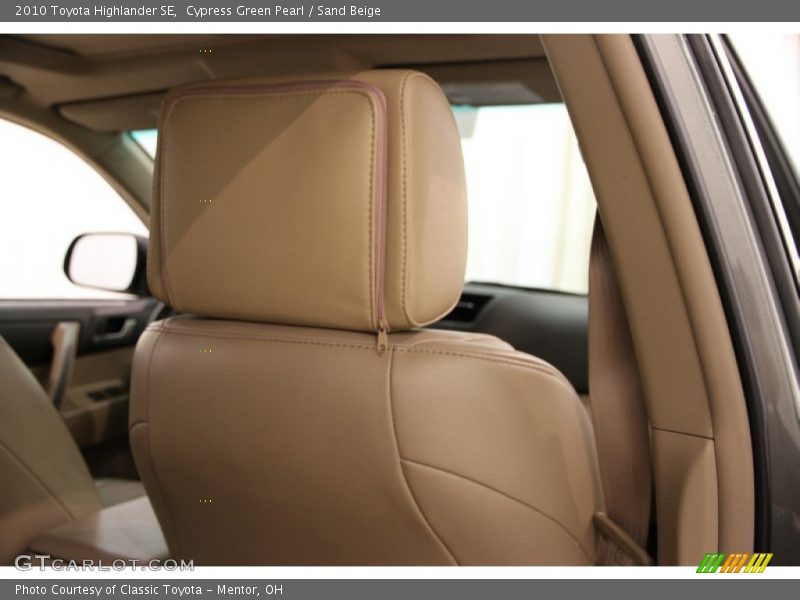 Cypress Green Pearl / Sand Beige 2010 Toyota Highlander SE