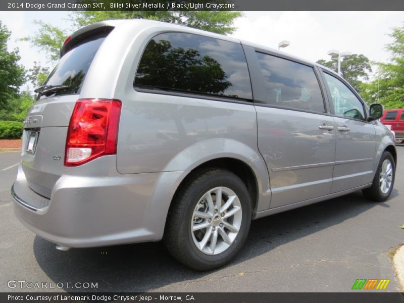 Billet Silver Metallic / Black/Light Graystone 2014 Dodge Grand Caravan SXT