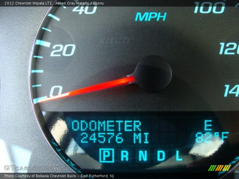 Ashen Gray Metallic / Ebony 2012 Chevrolet Impala LTZ