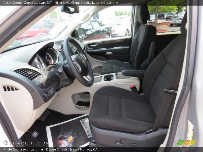 Billet Silver Metallic / Black/Light Graystone 2014 Dodge Grand Caravan SXT
