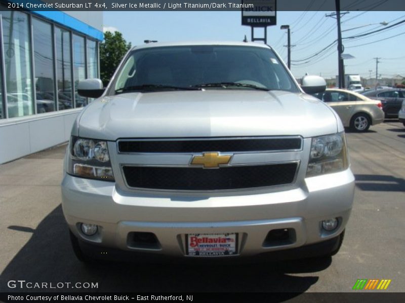 Silver Ice Metallic / Light Titanium/Dark Titanium 2014 Chevrolet Suburban LT 4x4